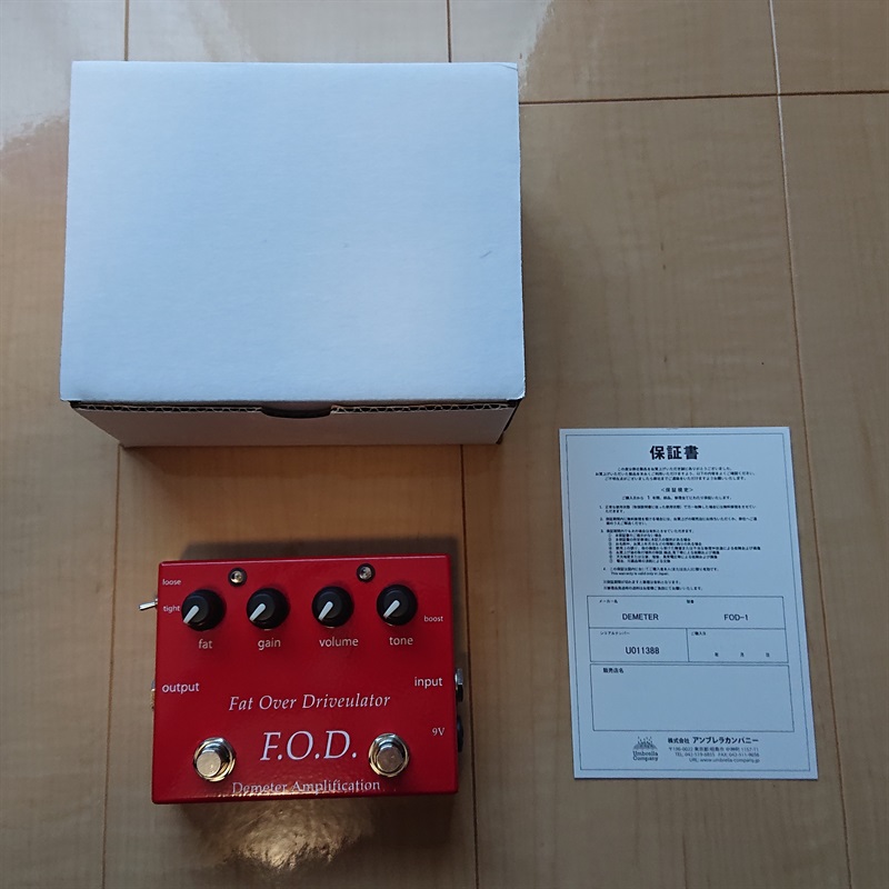 Demeter Fat Over Drive FOD-1の画像